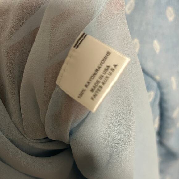 MISA Los Angeles Tassel Blue Maxi Tassle‎ Small Sundress Spring - Picture 11 of 11